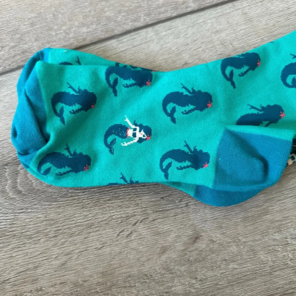 Sock it to Me Mermaid Princess Crew Socks - New with Tags